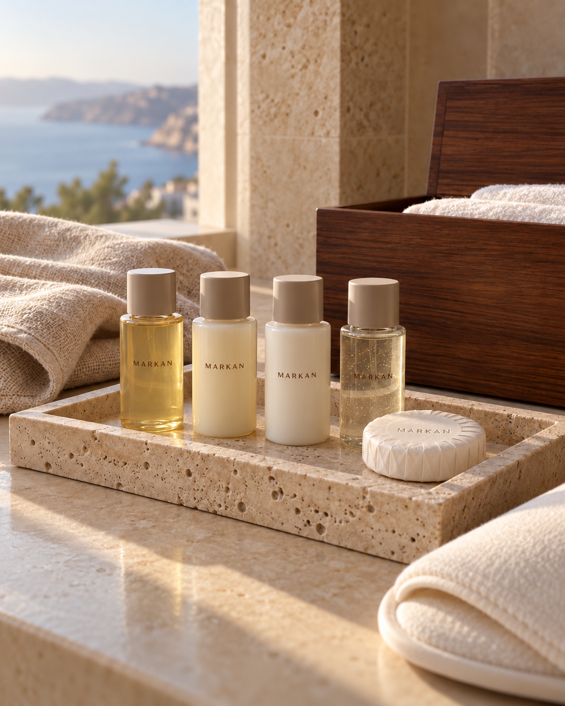 HORECA ve otel kozmetiği için logoya özel koleksiyon